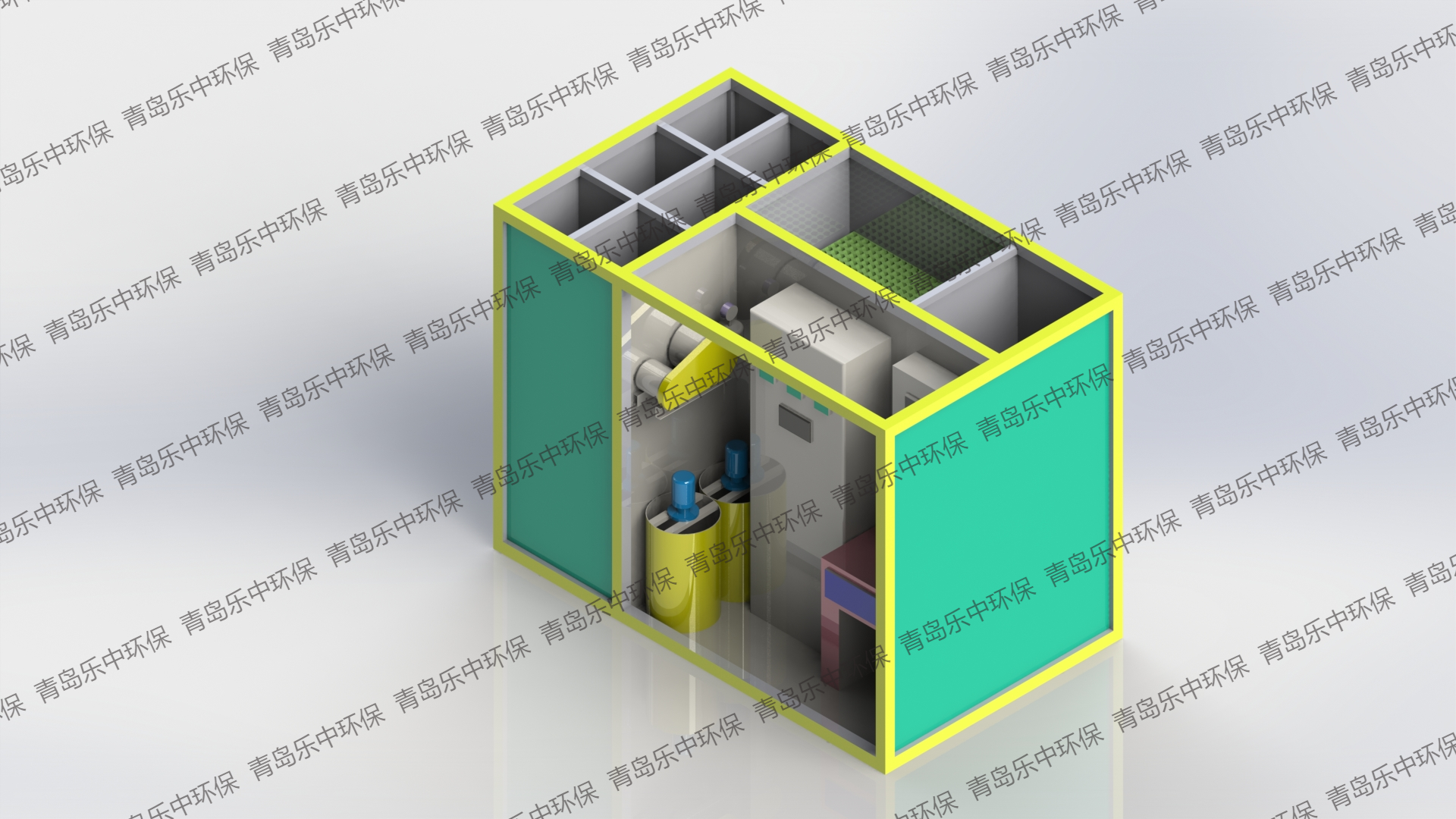 自來(lái)水廠模塊化凈水設(shè)備_一體化凈水裝置_青島樂(lè)中